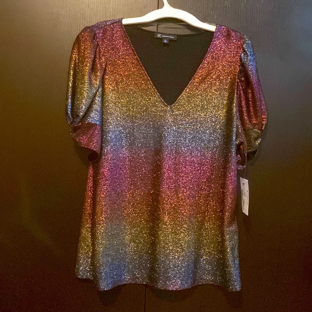 Very fun & sparkly blouse